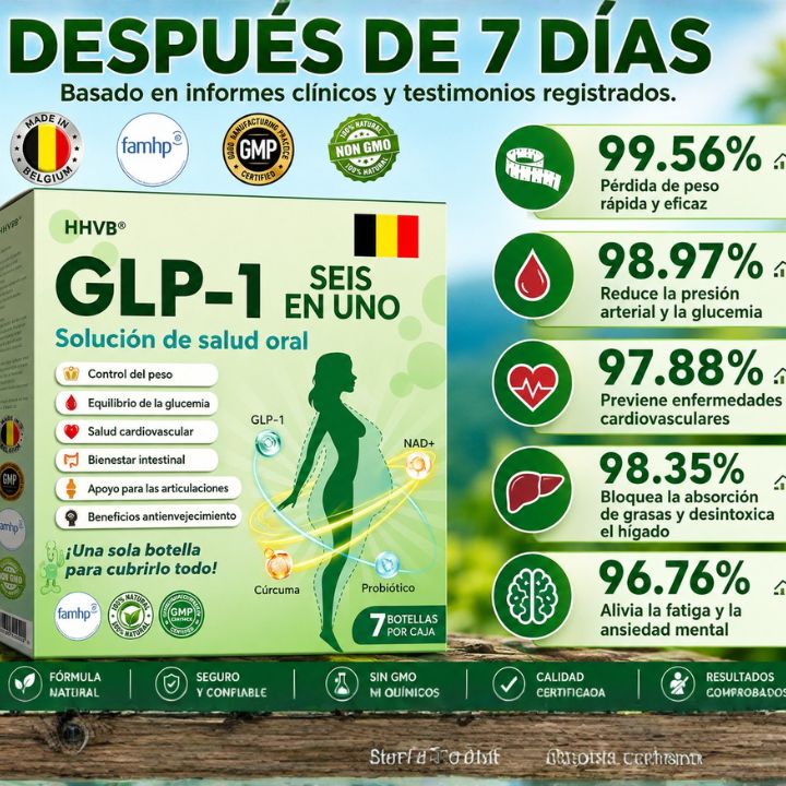 GLP-1 Seis en Uno: el secreto para perder peso de forma natural
