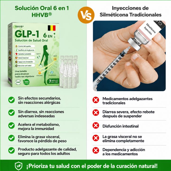 GLP-1 Seis en Uno: el secreto para perder peso de forma natural